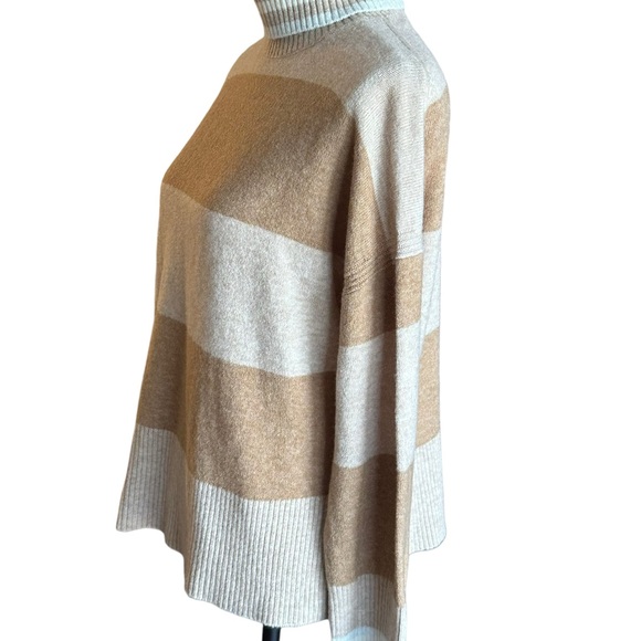 J. Crew Women's Striped Turtleneck Sweater in Supersoft Yarn‎ Small - Picture 6 of 16